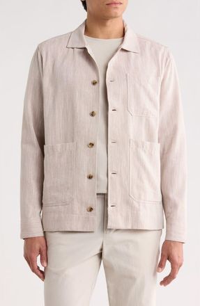 Robert Barakett Percy Overshirt in Moonstone at Nordstrom Rack, Size Xx-Large