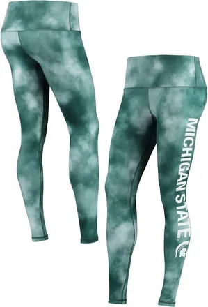 ZooZatZ Womens ZooZatz Green Michigan State Spartans Cloud Dye Mist Leggings at Nordstrom, Size Large