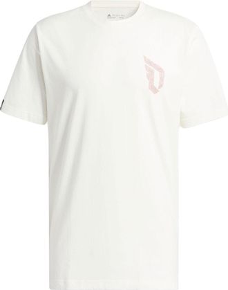adidas Damian Lillard Graphic Tee White II7790