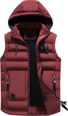 Generic MILAX Fleece Lined Bodywarmer Gilet Vest for Mens and Womens Sleeveless Softshell Jacket Leisure Quilted Body Warmer Windproof with Pockets Outdoor Wo