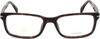 David Beckham Db 1065 Rectangular Tortoiseshell Acetate Eyeglass Frames