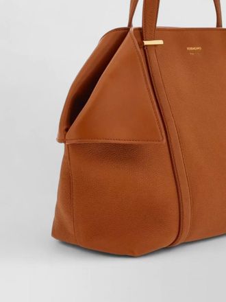 Ferragamo medium tote bag gold tone hardware top handles