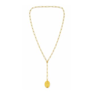 Cai Dames, Accessoires, Geel, Maat: ONE Size Leer