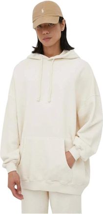 American Vintage Heren, Sweatshirts & Hoodies, Beige, Maat: L/Xl
