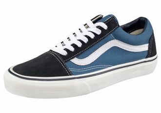 Vans Sneaker VANS Old Skool, Damen, Gr. 36,5, blau (navy), Textil, Veloursleder, Schuhe Sneaker