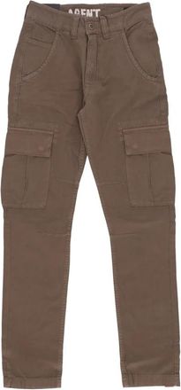 Alpha Industries Taupe Streetwear Agent Pant - Heren - Regular Fit Jeans - Bruin - W28 - Jeans
