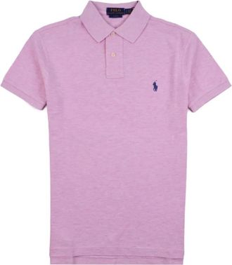Ralph Lauren Klassieke katoenen polo voor heren - Heren - Polos - Paars - M - Katoen - Tops