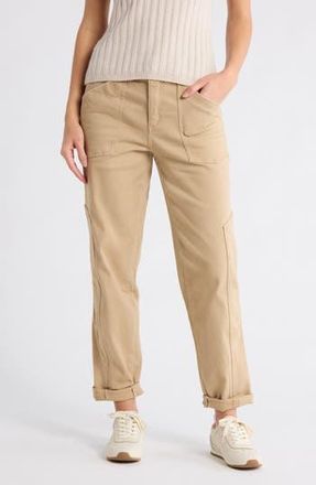 Democracy Tapered Side Panel Straight Leg Jeans in Vintage Walnut at Nordstrom Rack, Size 14