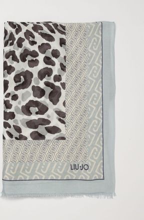 Liu Jo Sciarpa Liu Jo in viscosa con stampa animalier e monogram