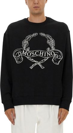 Moschino Black Crew Neck Sweatshirt