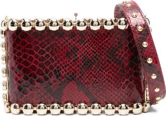 Rosantica Snakeskin Clutch Bag