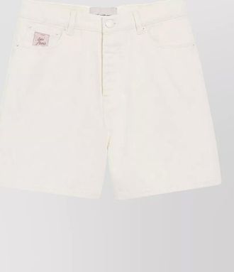 Ami denim bermuda shorts