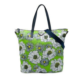 Prada Pre-owned Prada Tessuto Stampato Satchel Ladies 761STP4N4F4E4KPM