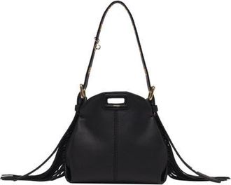 Maje Miss M micro leather bag in Black at Nordstrom, Size Medium