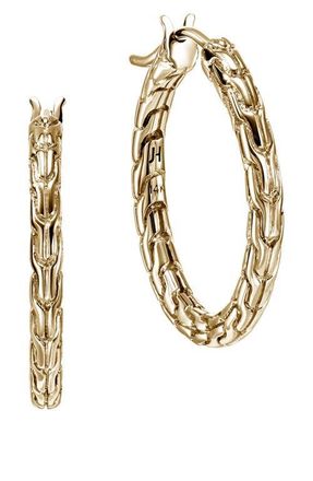 John Hardy JH Essential Hoop Earrings in Gold at Nordstrom