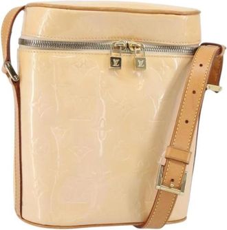 Louis Vuitton Pre-owned Vintage Cross Body Bag - Dames - Vintage Schoudertas - Beige - ONE Size - Leer - Vintage
