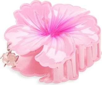 BP. Floral Claw Clip in Pink at Nordstrom