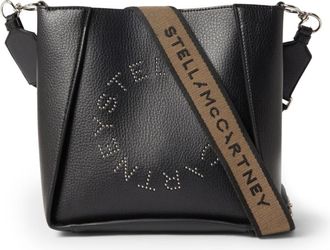 Stella McCartney Black Logo Small Crossbody Bag