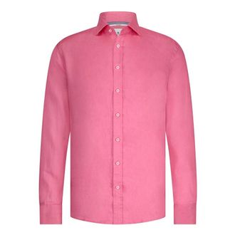 State of Art Stijlvol Overhemd - Heren - Casual Overhemden - Roze - L - Overhemden