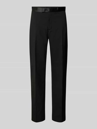 Christian Berg Regular Fit Anzughose mit Viskose-Anteil in Black, Gr&ouml;&szlig;e 25