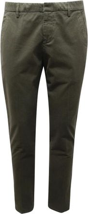 Dondup Groene Gaubert Broek Gemaakt in Itali&euml; - Heren - Slim Fit Broeken - Groen - W30 - Broeken