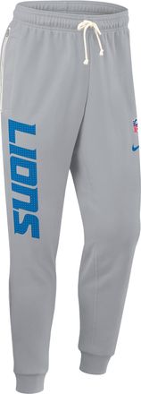 Nike Detroit Lions Ground Game Sideline Nike Mens Dri-FIT NFL Taper Pants in Grey | 03B001V9J-JK2