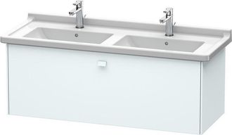 Duravit Duravit Brioso Neceser De Pared 122,0 X 46,9 Cm, 1 Extra&iacute;ble, Para Lavabo Starck 3 033213, Color (frente/cuerpo): Azul Claro Decoraci&oacute;n Mate, Mango Az