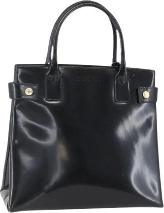 Gucci Pre-owned Handbags, female, Black, Size: ONE SIZE Pre-owned Vintage Handbag