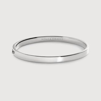 Monica Vinader Sterling Silver Essential Bangle