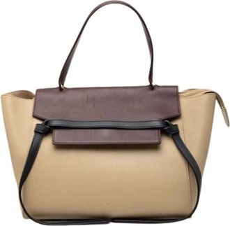 Celine Pre-owned Handbags, female, Beige, Size: ONE SIZE Pre-owned Vintage Handbag