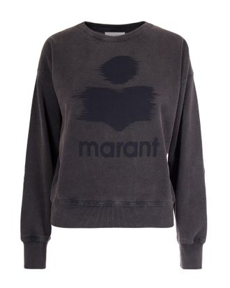 Isabel Marant Round Neck Brushed Cotton Sweatshirt