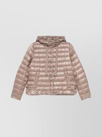 Herno down jacket nylon drawstring hood