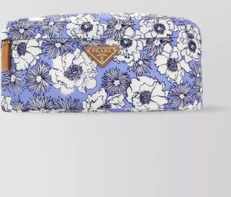 Prada nylon floral belt pouch