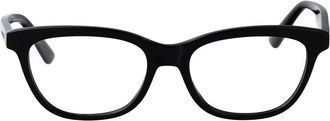 Alexander McQueen Stijlvolle Optische Bril Am 0461O - Dames - Brillen - Zwart - 53 MM - Accessoires