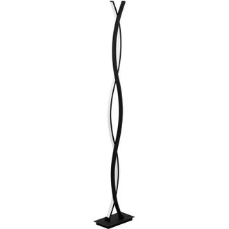 Eglo Eglo - Piantana Moderna Lasana 3 Acciaio Nero Luce Led Integrato 36W