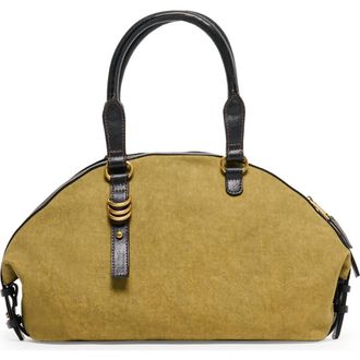 Dolce Vita Sion Cotton Canvas Satchel in Olive at Nordstrom