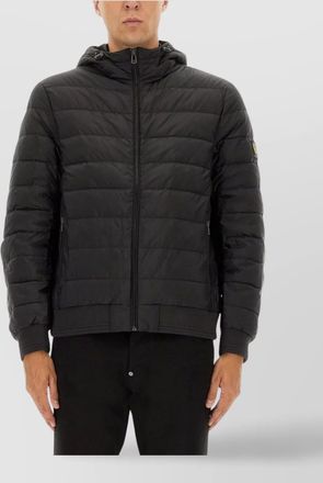 Belstaff quilted hooded jacket side pockets