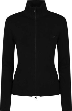 Courr&egrave;ges Dames, Truien, Zwart, Maat: M