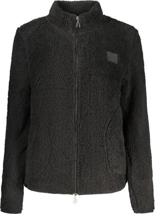 Laura Biagiotti Polyester Sweatshirt - Dames - Vesten met rits - Zwart - L - Polyester - Hoodies & sweatvesten