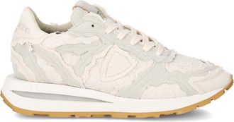 Philippe Model Tropez Haute Running Sneakers - Dames - Sneakers - Beige - 40 EU - Katoen - Schoenen