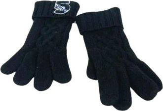Chanel Pre-owned Short gloves - Dames - Vintage Accessoires - Zwart - ONE Size - Kasjmier - Vintage