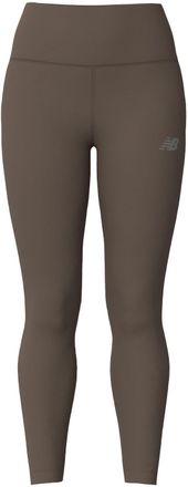 New Balance Trainingstights NEW BALANCE WOMENS TRAINING TIGHT, Damen, Gr. S, N-Gr, beige (mushroom), Obermaterial: 78% Polyester, 22% Elasthan, Hosen Trainingstig