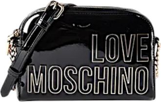 Love Moschino Crossbody Bag - Dames - Schoudertassen - Zwart - ONE Size - Leer - Tassen
