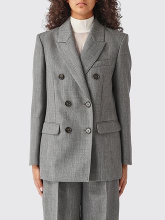 Elisabetta Franchi Blazer doppiopetto in pura lana vergine con rever a lancia