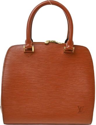 Louis Vuitton Pont Neuf Epi Leather Brown Leather Handbag (Pre-Owned)