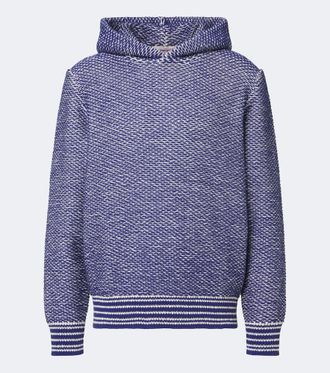 Orlebar Brown Sudadera con capucha Kirk en mezcla de algod&oacute;n y lino
