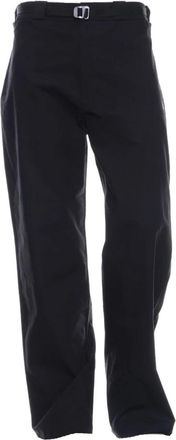 Roa Zwarte Modieuze Broek - Heren - Straight fit broeken - Zwart - L - Katoen - Broeken