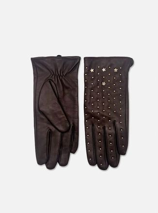 Nooki Design Womens Tishan Studded Gloves in Chocolate - Brown - Size: SM