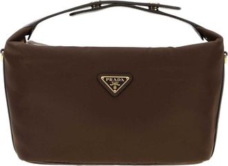 Prada Dark Brown Cherie Mini Crossbody Bag