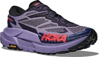 Hoka One One Mafate X Womens Shoes Berry Jam/Squid Ink : 10.5 B - Medium, Synthetic